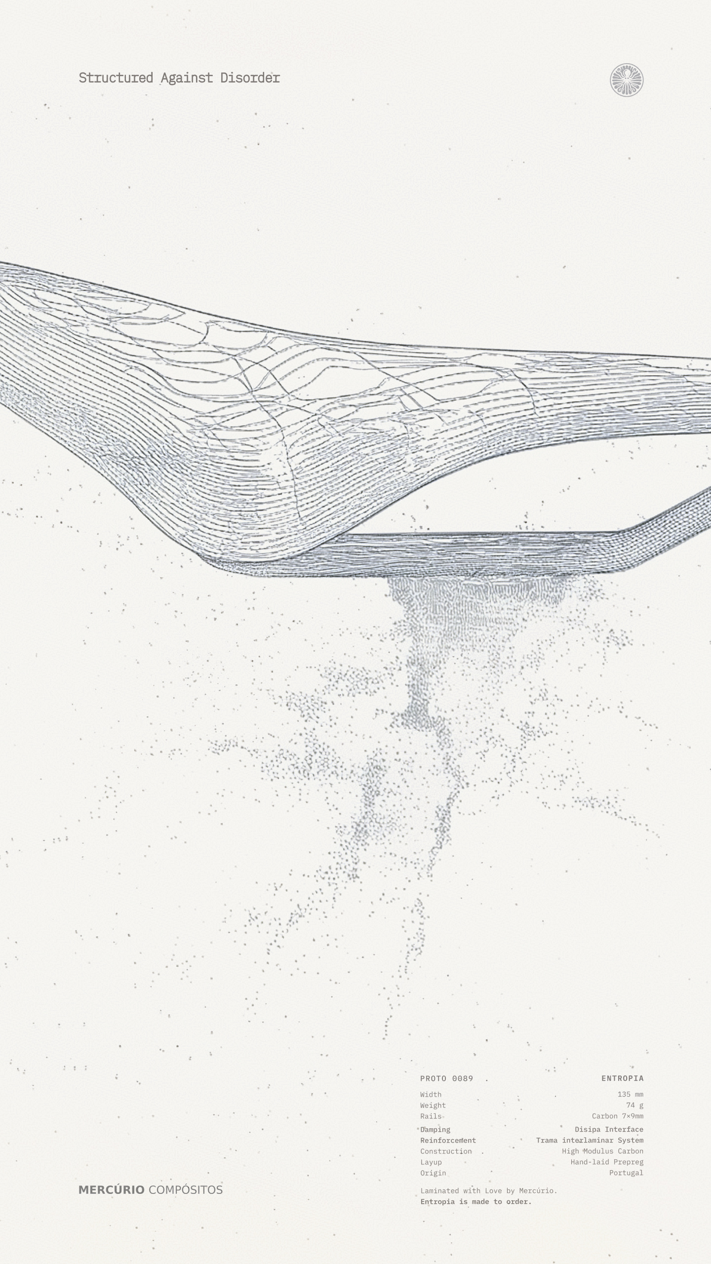 Entropia carbon saddle — Structured Against Disorder