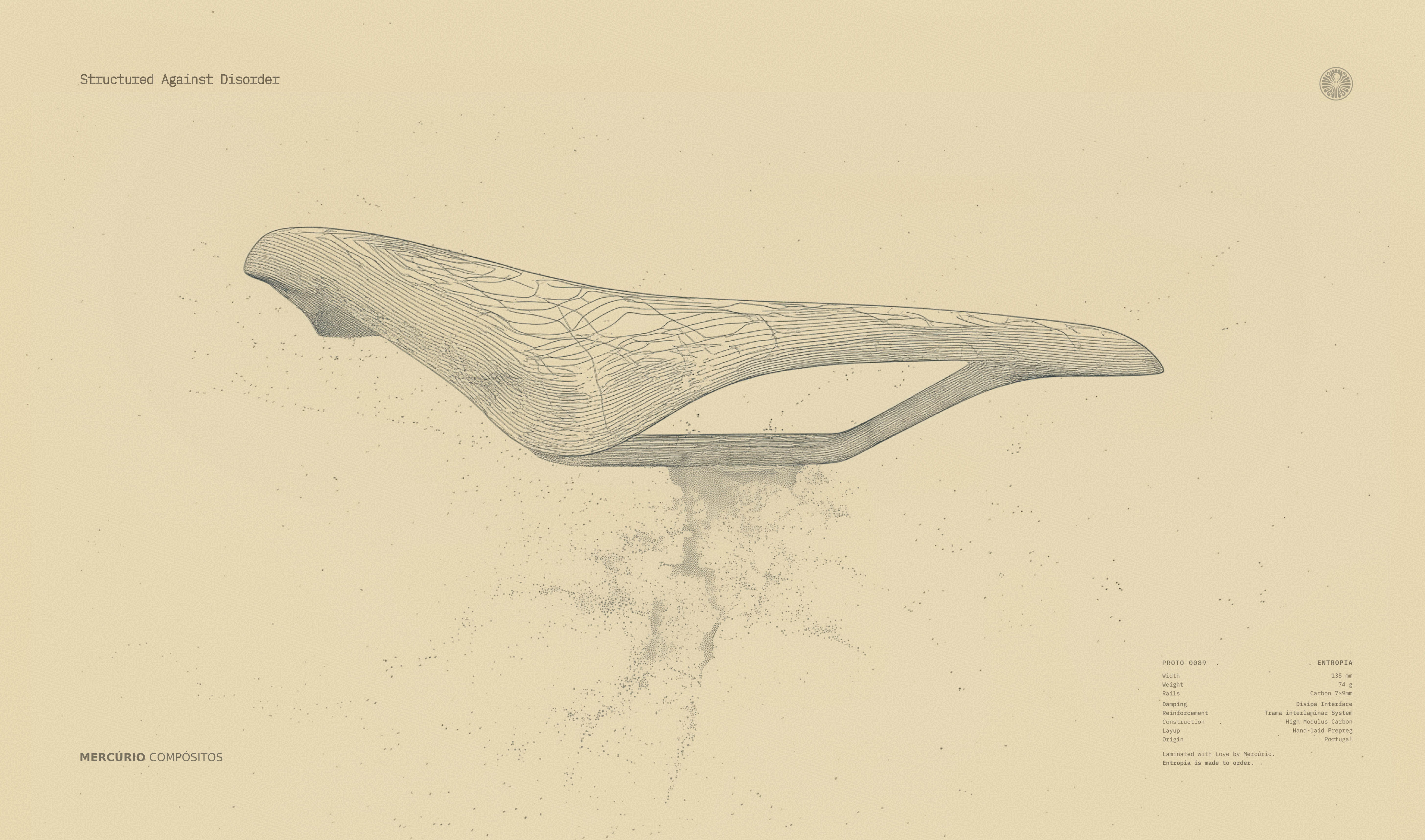 Entropia carbon saddle — Structured Against Disorder